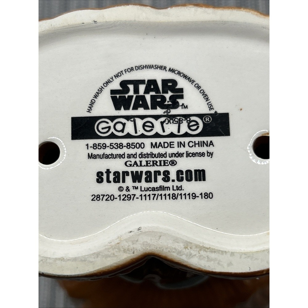Star Wars Galerie CHEWBACCA Coffee Mug Full Body Cup Glass Goblet 6" Tall Plant - Picture 3 of 4